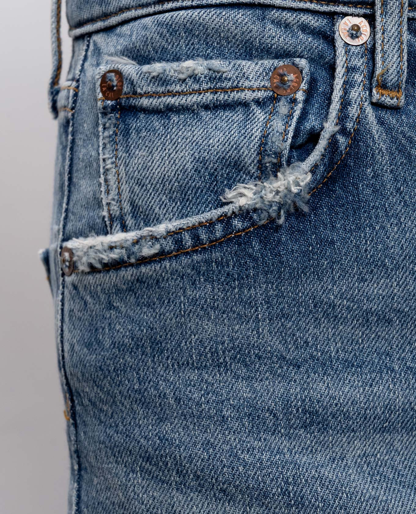 Ren blue jeans with a faded effect AGOLDE 5
