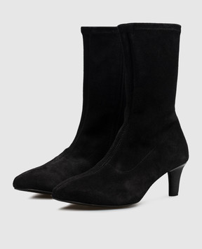 Officine Creative Black suede ankle boots SUZY SUZY004NERO