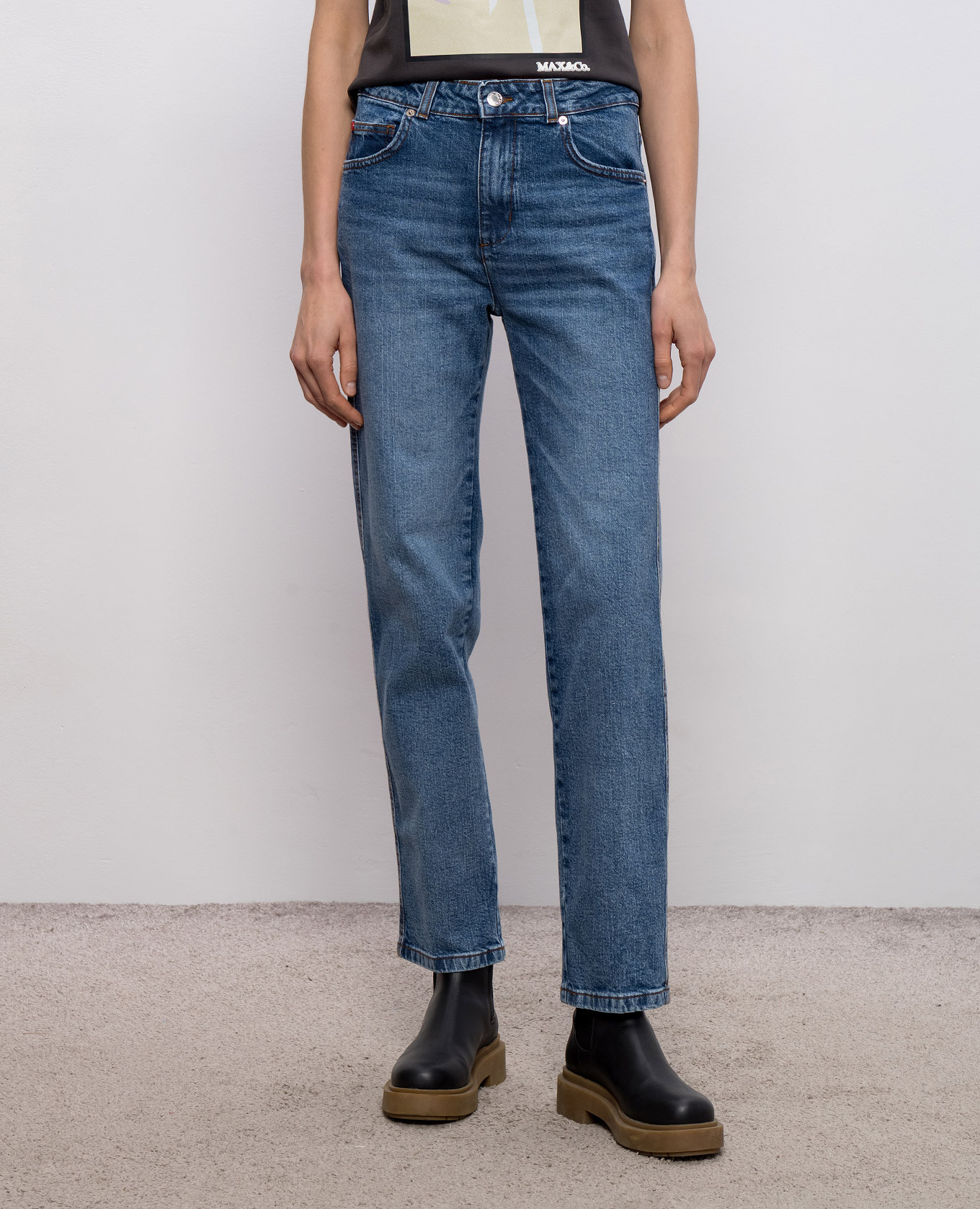 

Blue slim jeans VISONE Max & Co