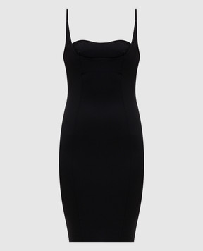 Dondup Black mini dress DA504OS0126DXXX