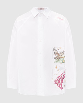 Off-White White shirt with Dream print 44MGE04XZ26F005