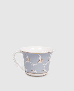 Geminiano Cozzi 1765 Blue porcelain tea and cappuccino cup Feston e Cadena TTCMI079055