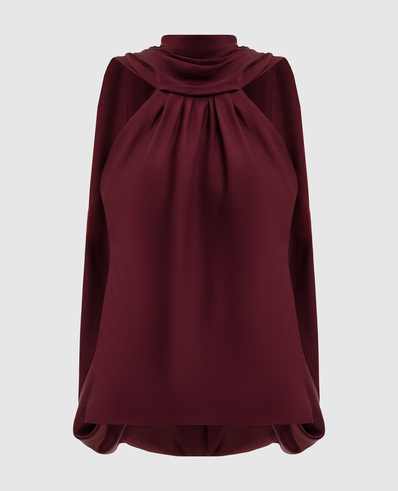 

Scarlett burgundy top with silk Simkhai