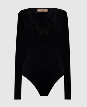 Twinset Black bodysuit 262TT3041
