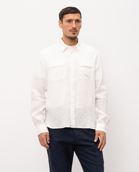 C.P. Company Ivory linen shirt MSH274A110533G