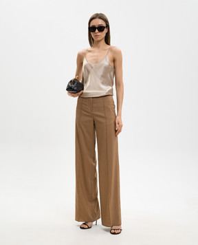 Marco Pescarolo Beige silk T-shirt TPARTD5389