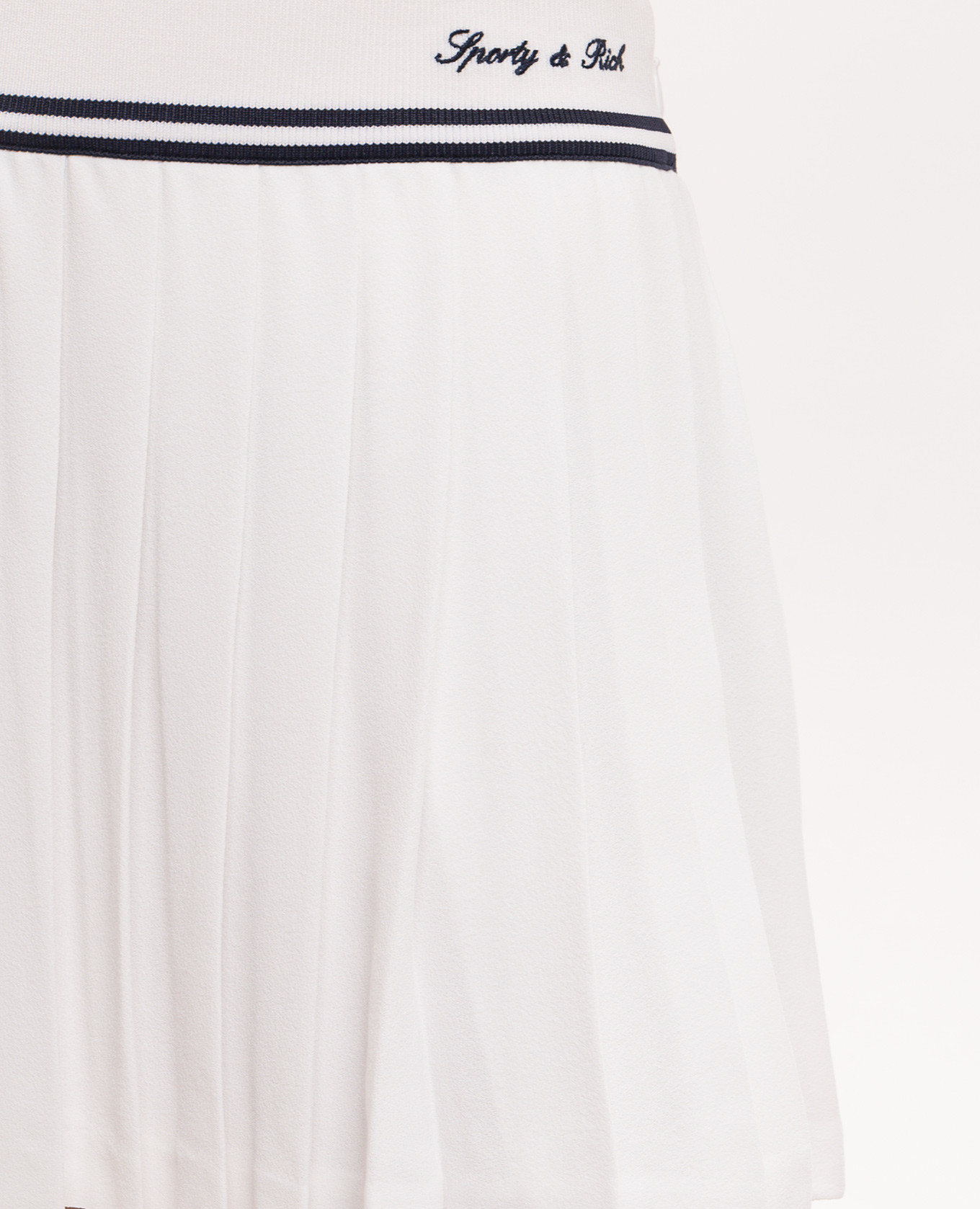 

Abigail pleated skirt in ivory Sporty & Rich, Beige