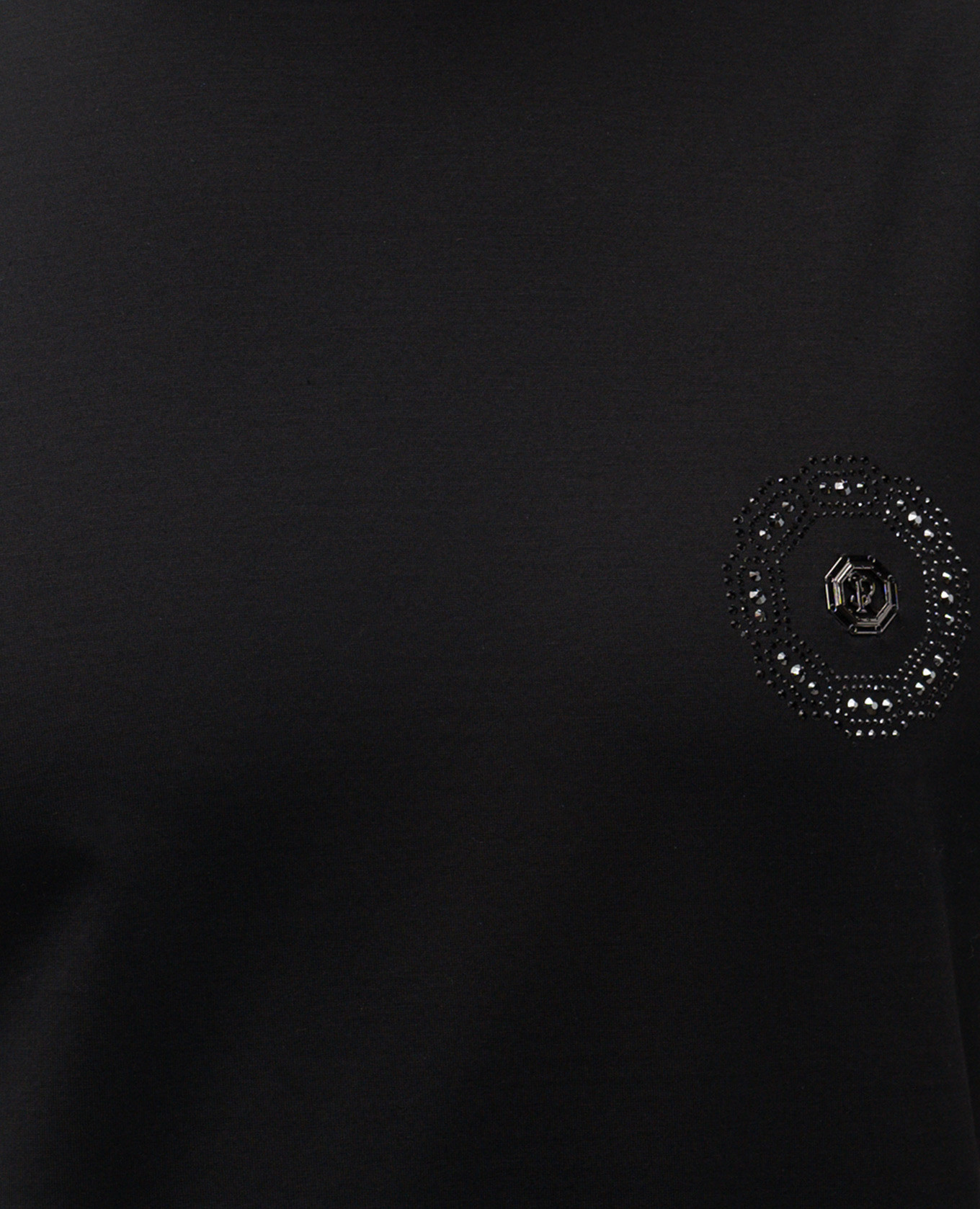

Black T-shirt with monogram logo Stefano Ricci