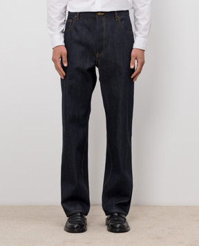 Thom Browne Dark blue jeans MTU345SF1101