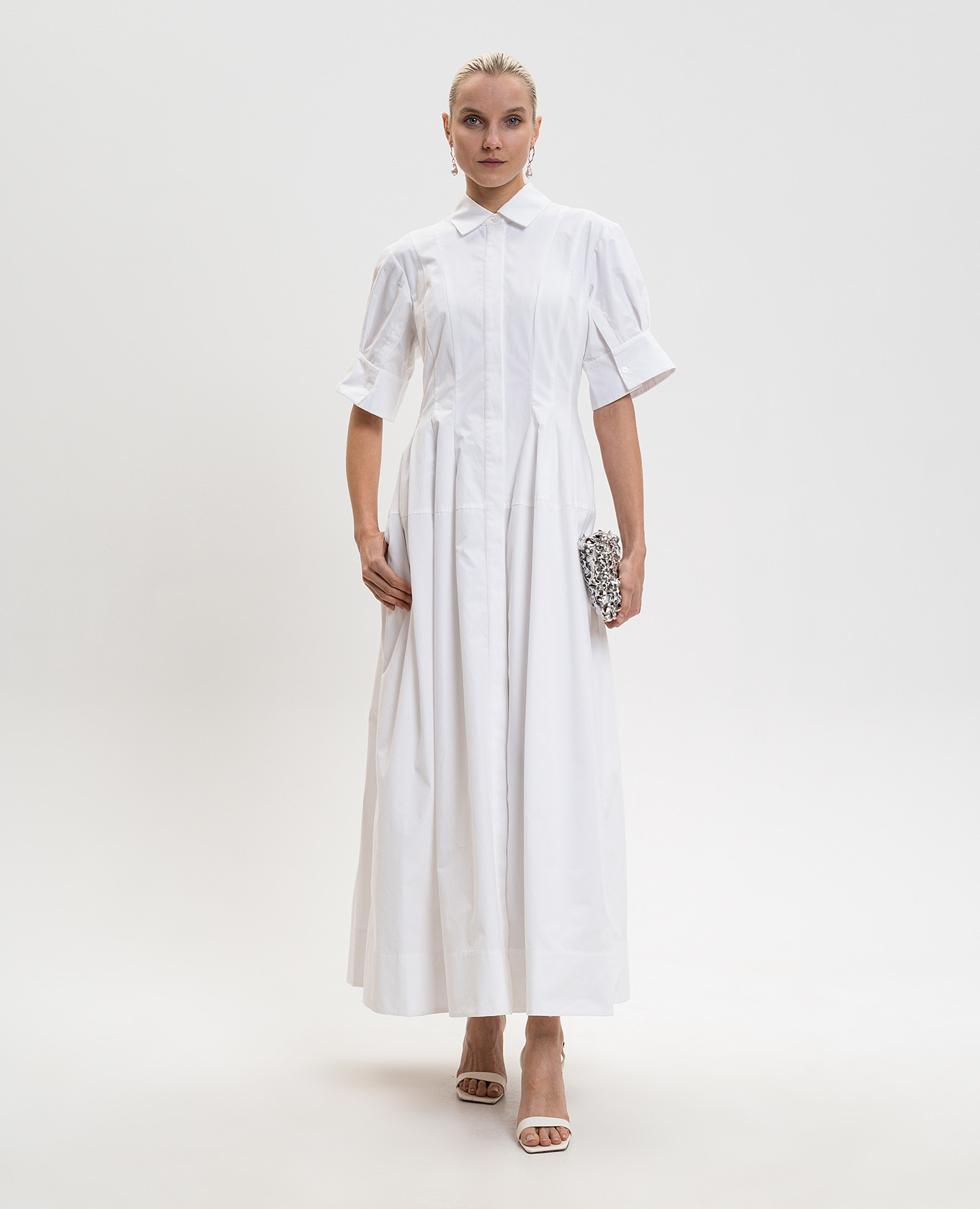 

Mollie white shirt dress Simkhai