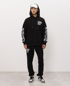 Off-White Black sweatpants with OFF print 44MCH057F26F003