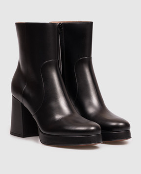 Valentino Fawcette black leather ankle boots 9W2S0NF1DSH