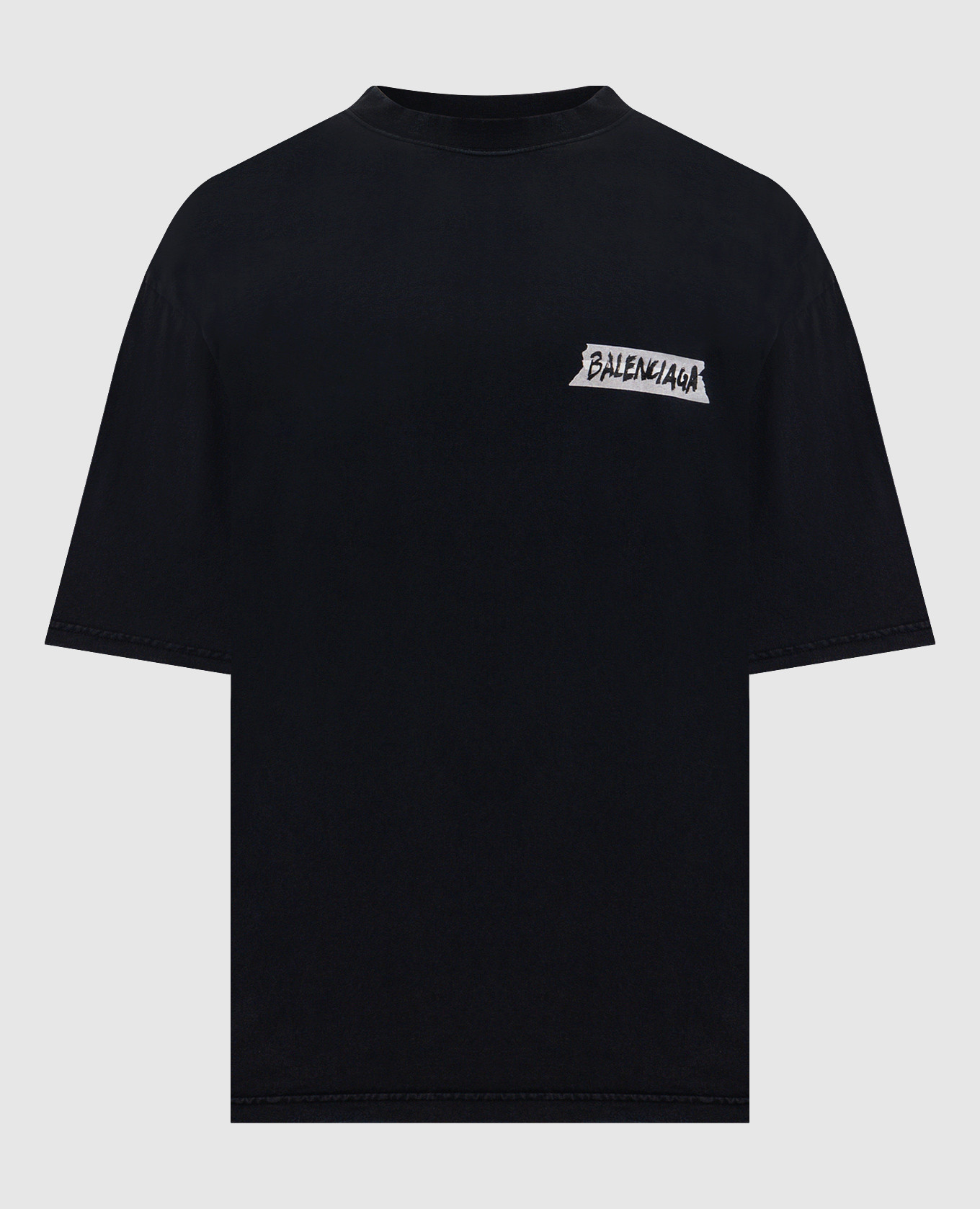 

Black Masking Tape T-shirt Balenciaga