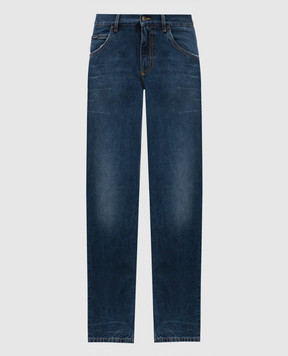 Dolce&Gabbana Blue jeans with a worn effect GYJCCZG8OK9