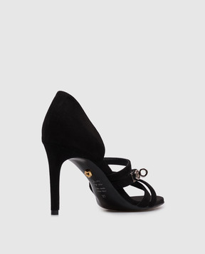 Babe Pay Pls Black suede sandals 251804ZA