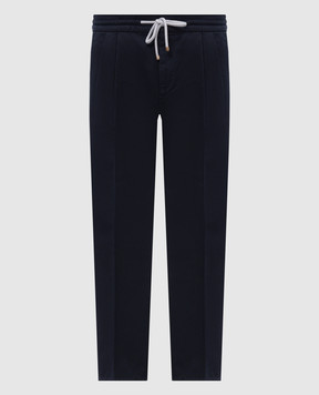 Brunello Cucinelli Navy blue pants M252UE1710