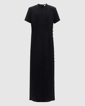 The Row Black Kalmia silk dress 10915W5069