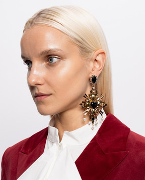 CelesteG Gold earrings with pendants 130