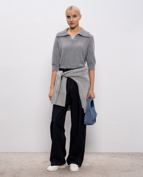 LISA YANG Lailai grey cashmere and silk sweater 2025344