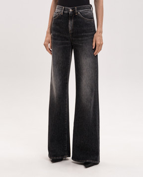Dondup Amber gray flared jeans DP619DFH339DMX3