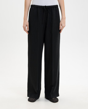 Toteme Black linen pants 242WRB1709FB0159
