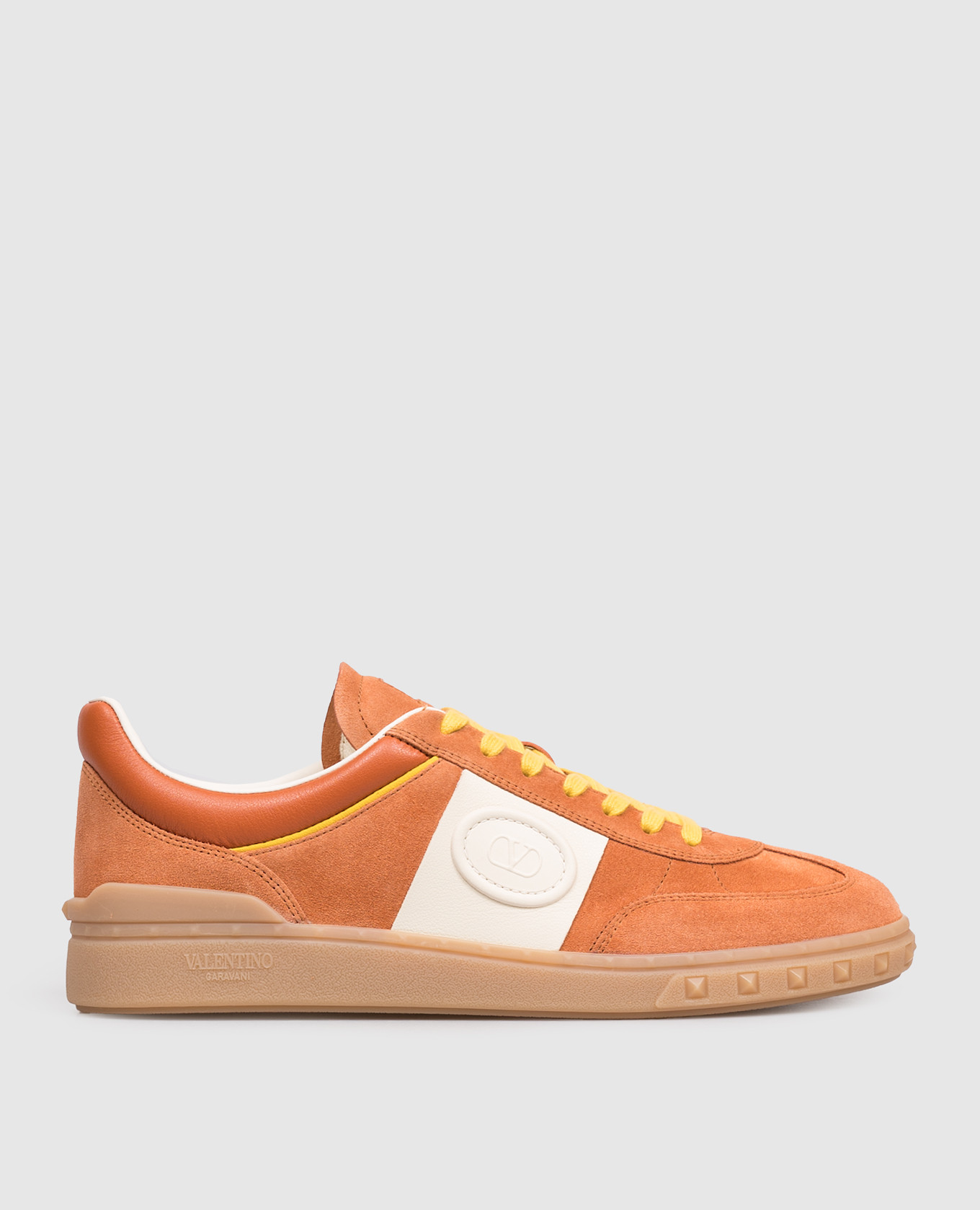 Upvillage orange suede sneakers