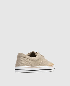 Dolce&Gabbana Brown Sailing sneakers CS2399A0353