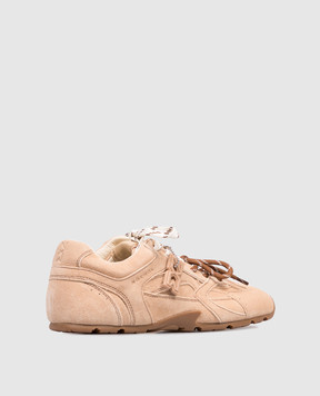 Nokwol Beige suede Atlas sneakers ATLAS