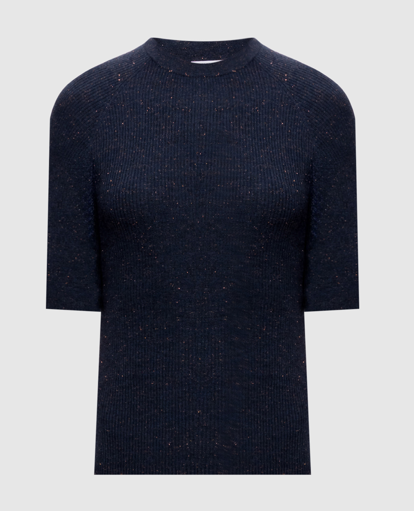 Blue top with lurex