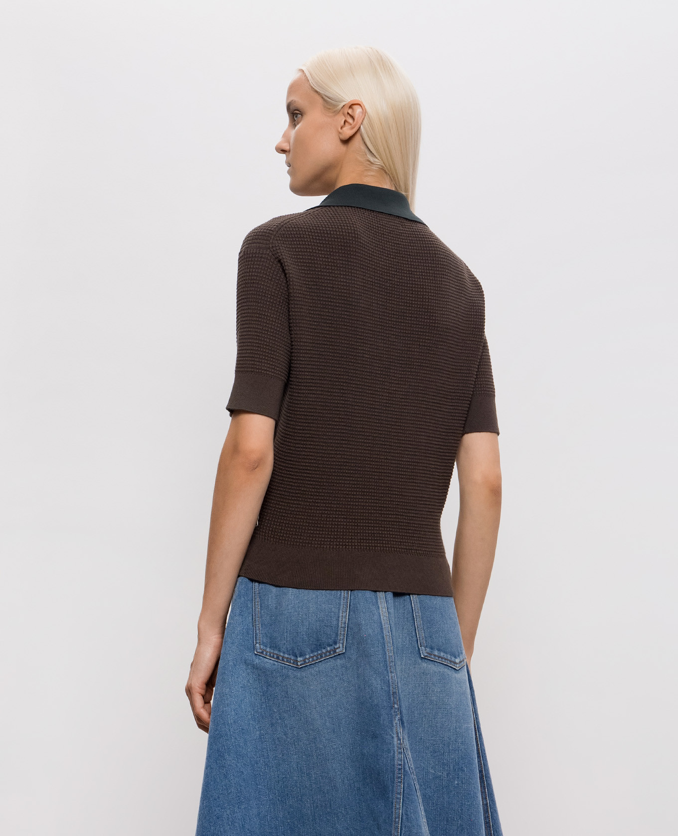 Khaki polo shirt JW Anderson 4