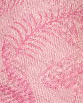 Le Jacquard Fraincais Pink À l'orangerie linen tablecloth with a pattern 30547