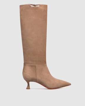 Santoni Beige suede boots WSIS72427HI2NHZW