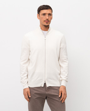 Brunello Cucinelli Ivory cashmere cardigan M2200106