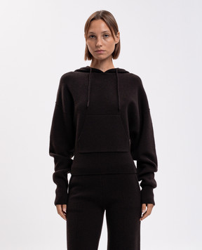 Jacob Lee Brown cashmere hoodie WCH0007AW26BC