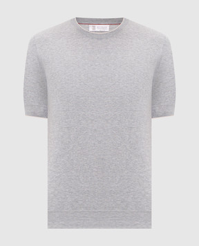 Brunello Cucinelli Grey melange T-shirt M29805200
