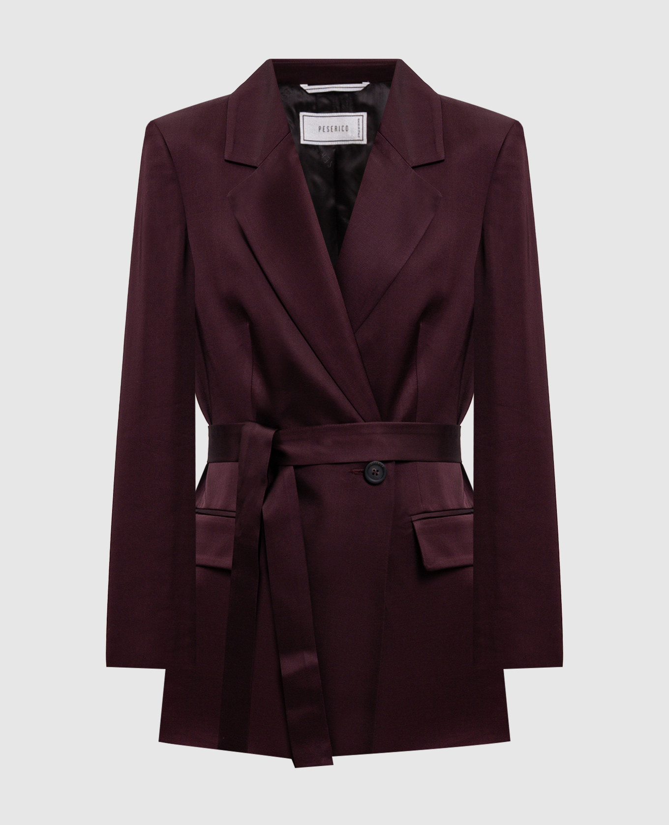 Purple jacket with belt