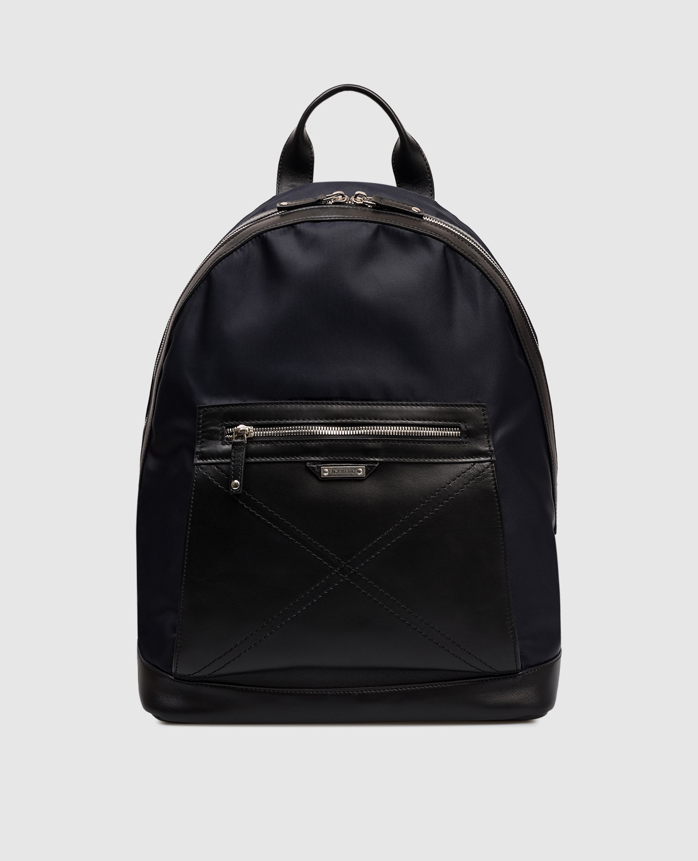 

Blue combination backpack with logo Iceberg