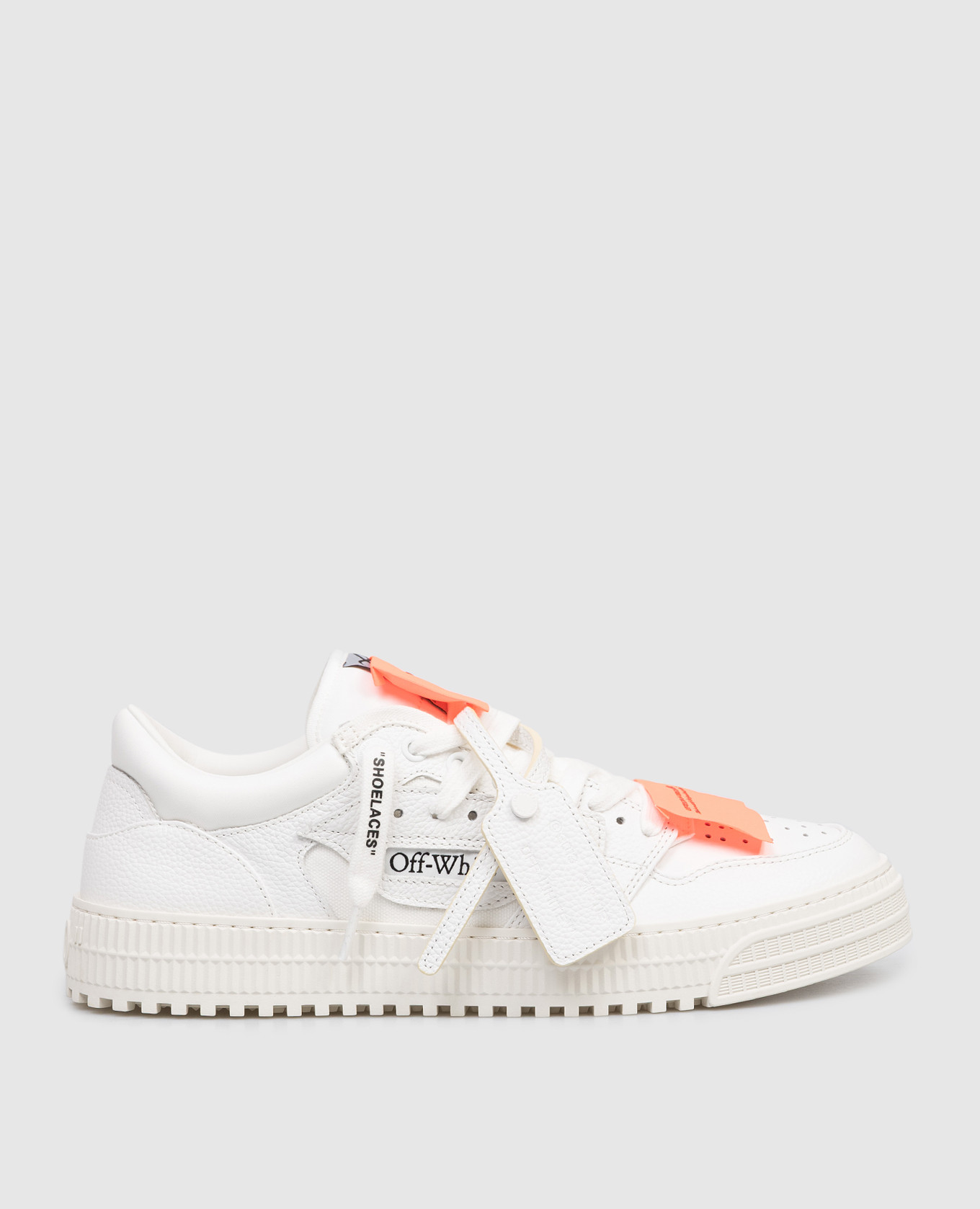 White 3.0 Court combo sneakers with stripes