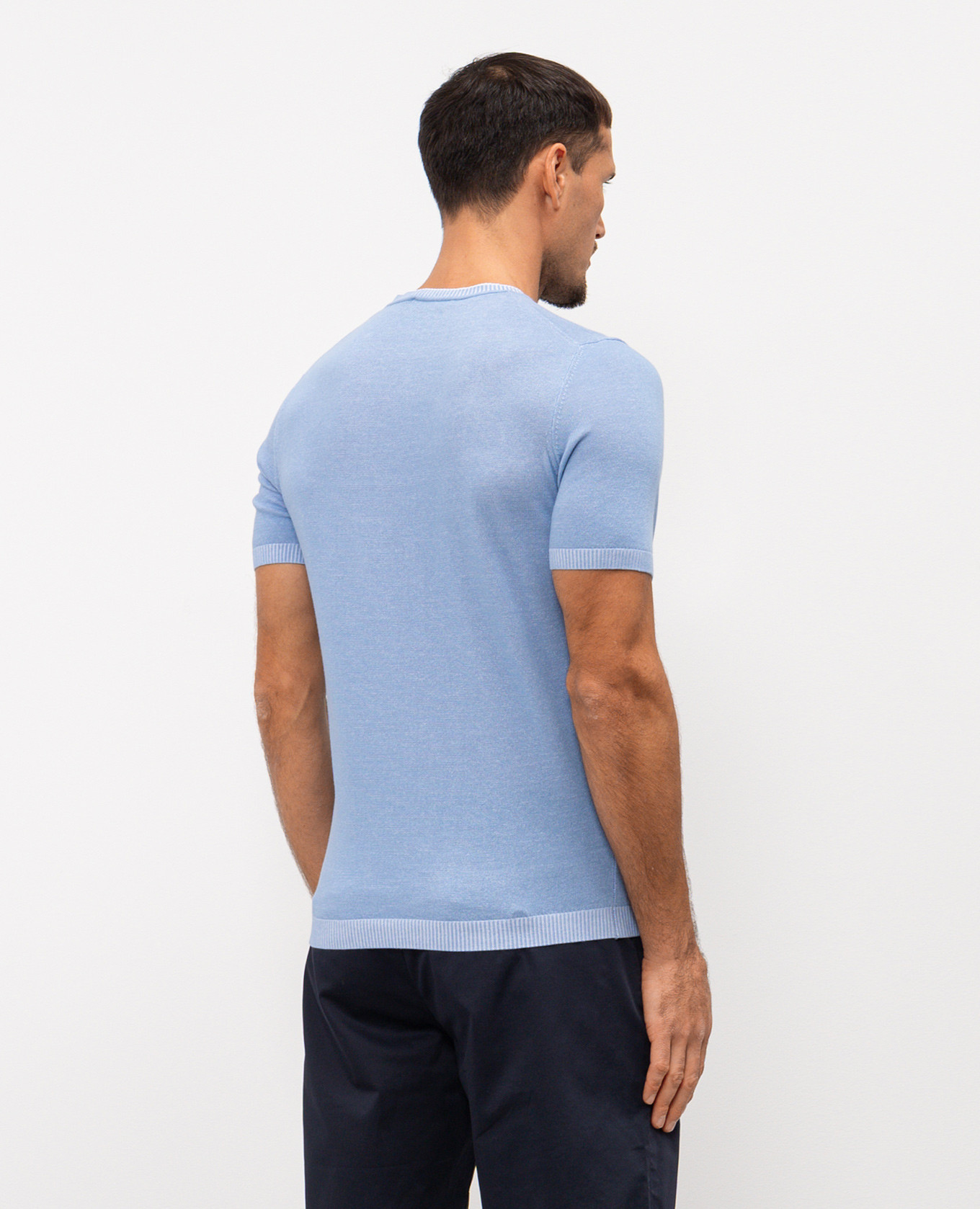 

JUDE blue T-shirt MooRER, Light blue