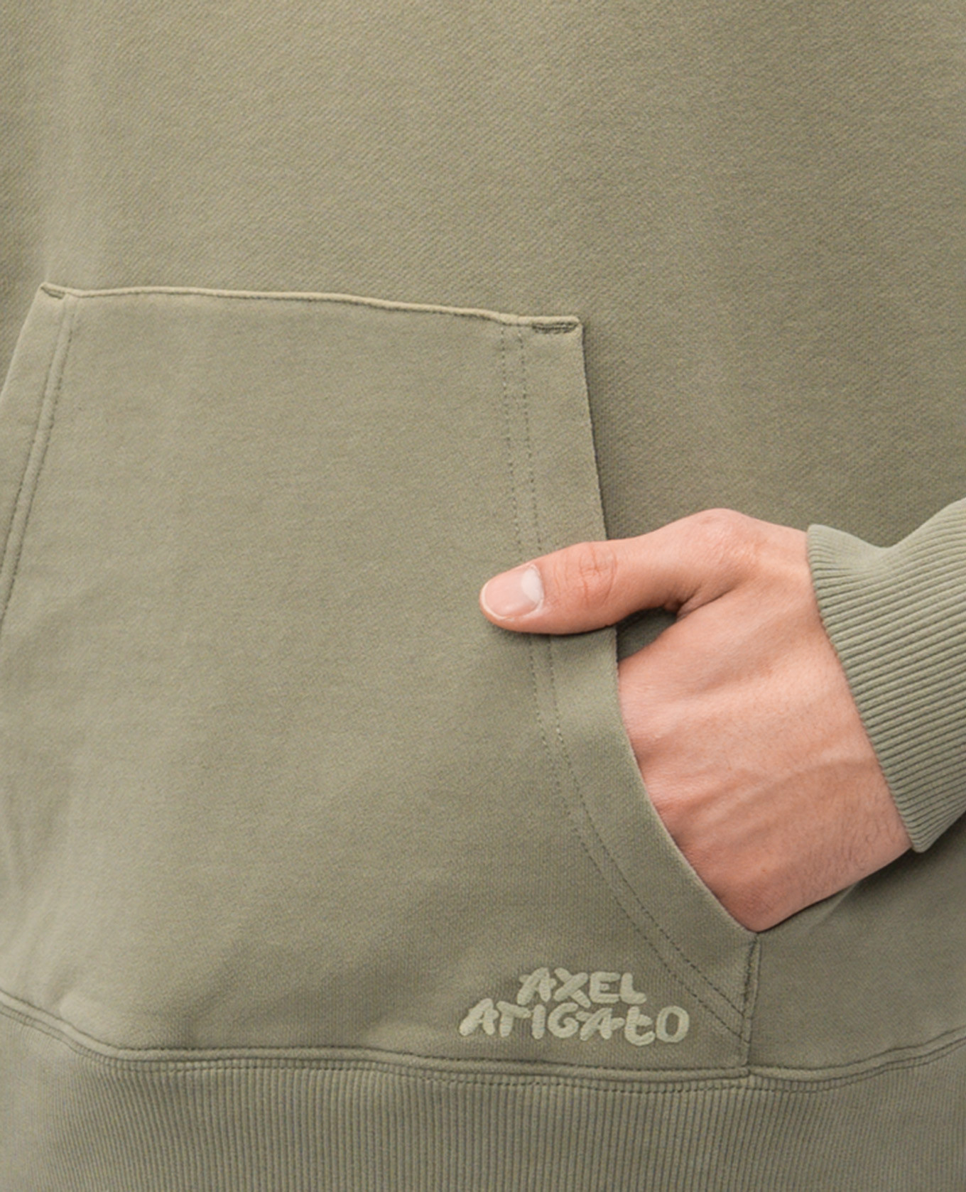 

Green Grip hoodie with logo embroidery Axel Arigato