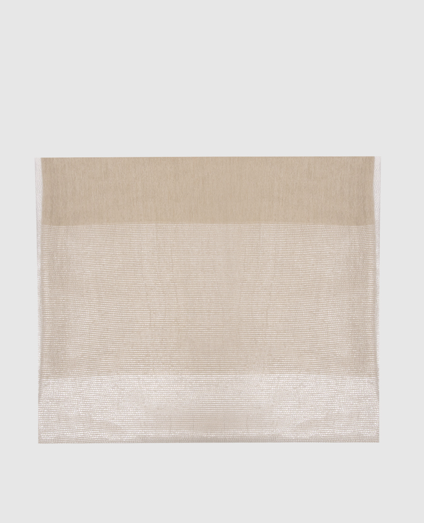 

Khaki stole with lurex Peserico