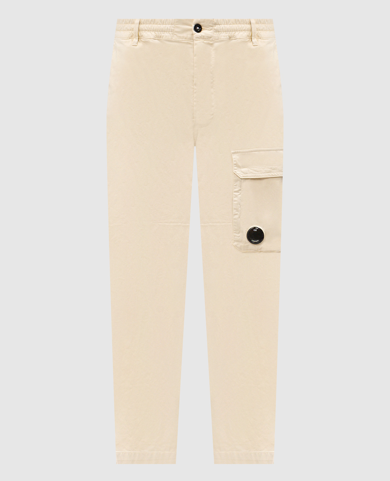 

Beige pants with a patch C.P. Company