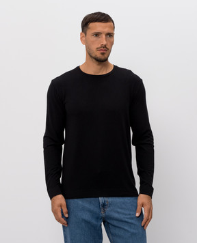Stefan Brandt Black Enno cashmere sweater ENNOLAMOWSEA