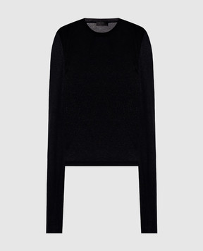 Dondup Black long sleeve with wool DS087JS0326DXXX