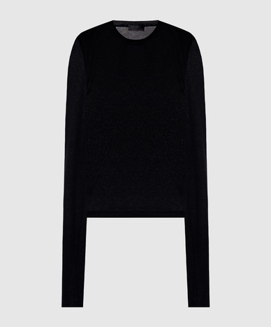 Black long sleeve with wool
