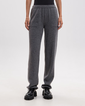 Simonetta Ravizza Kiki grey cashmere pants F06KN111T10JA