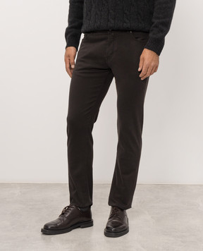 MooRER Dark brown jeans PAVEL PAVELDRL