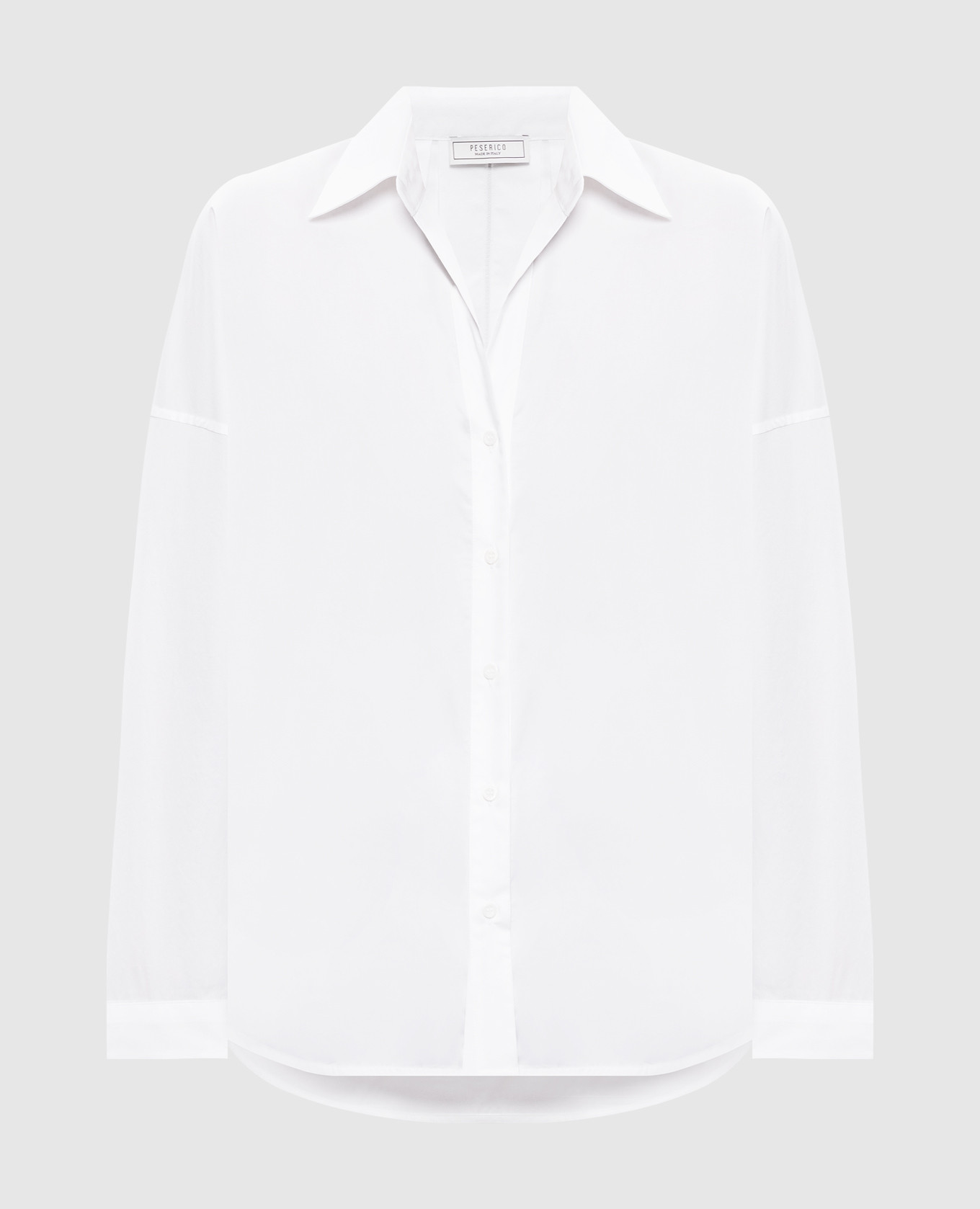 

White shirt with a monil chain Peserico