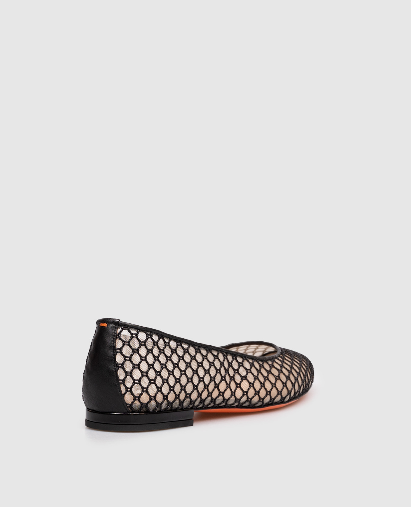 Black ballet flats Santoni 3