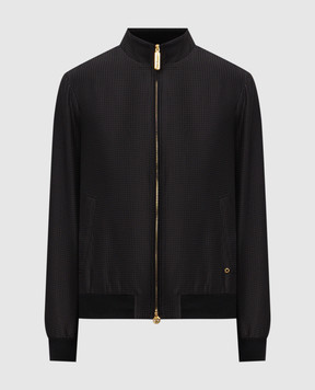 Stefano Ricci Black silk jacket MZJ6100100AS43HA